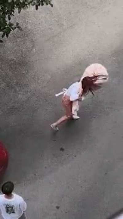 Beyond her ability, haha