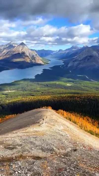 ? Just the Canadian Rockies as seen from 8,000ft above Kananaski Country...