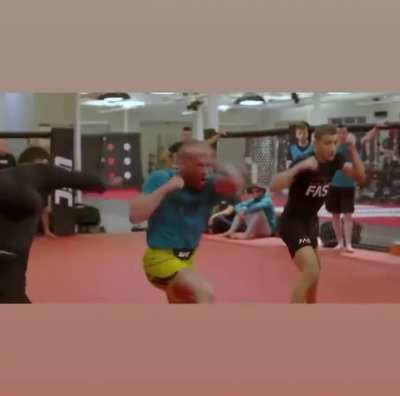 Just the boys throwing punches in a circle together <3