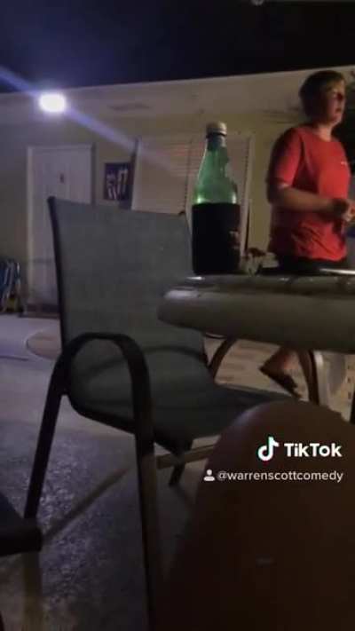 Trying to get the neighbor’s kid to go home