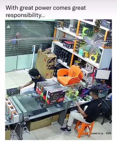 With great power comes great responsibility…