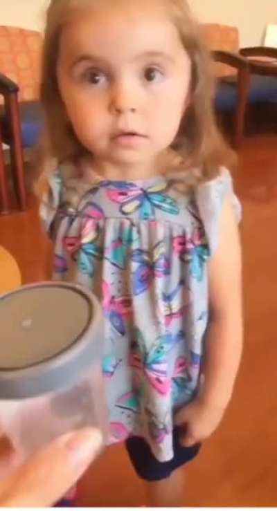 She's got a question....