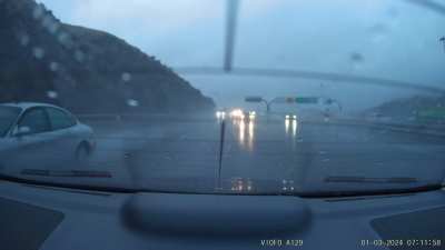 [OC] Driving too fast in the rain