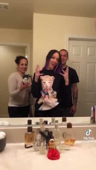 The face of her mother says it all