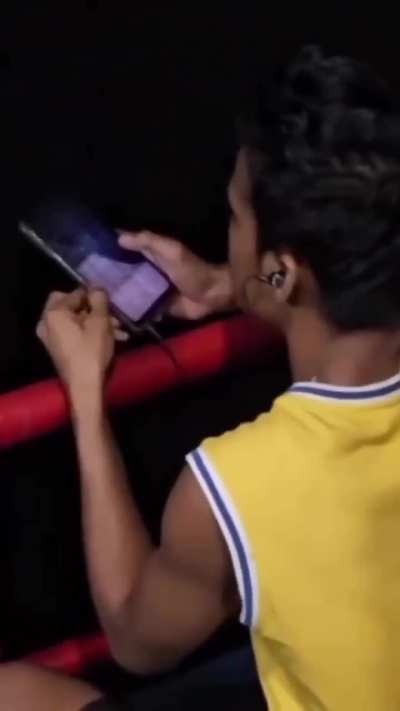 hitting your phone 'cause you lost A game...??