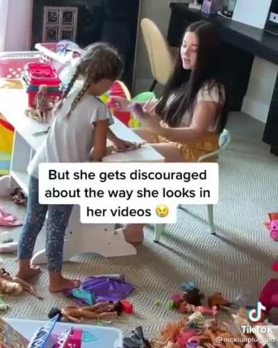 Teenage babysitter has the voice of a Disney princess