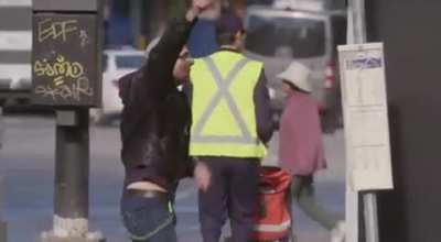 Sensibility campaign for street crossing