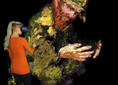 I love the texture and she’s still able to capture in VR!