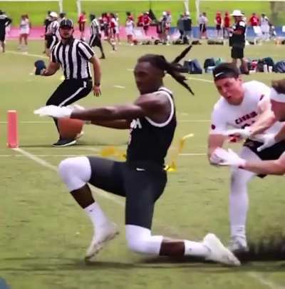 Some incredible athleticism , my knees could never
