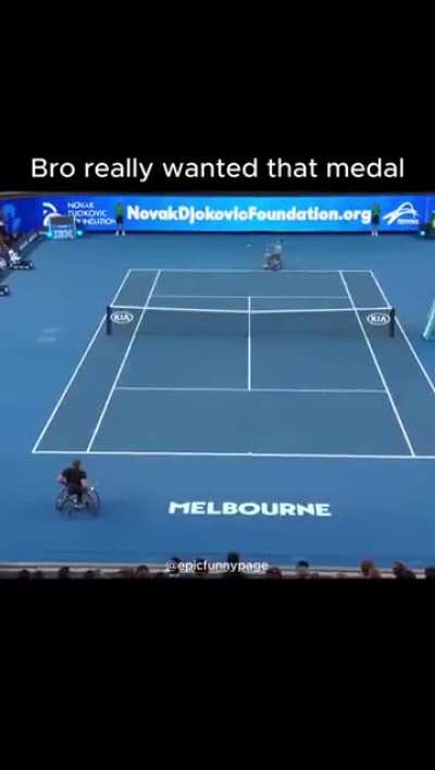 He really wanted to win?