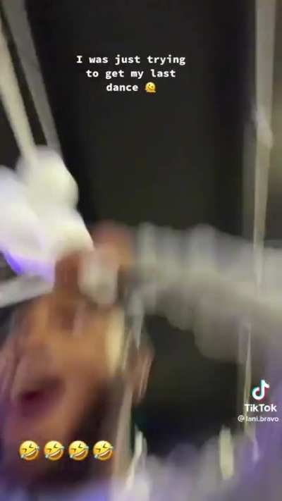 Why’d the trash can hit him in slo-mo? ?