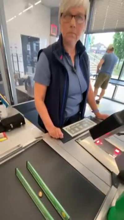 She was not impressed...