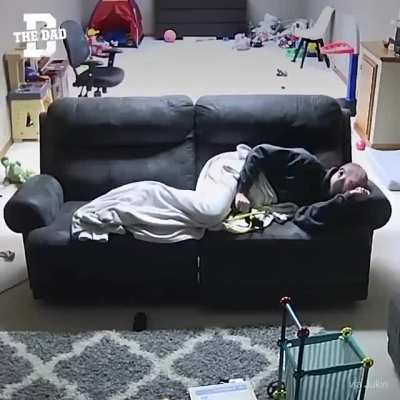 Ouch. Bad dad reflexes