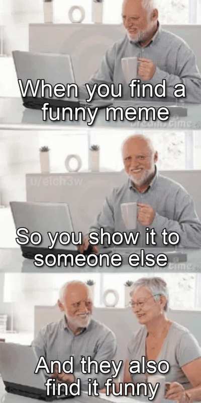 Harold do be vibing