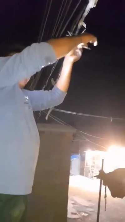 Electrician fails successfully...somehow