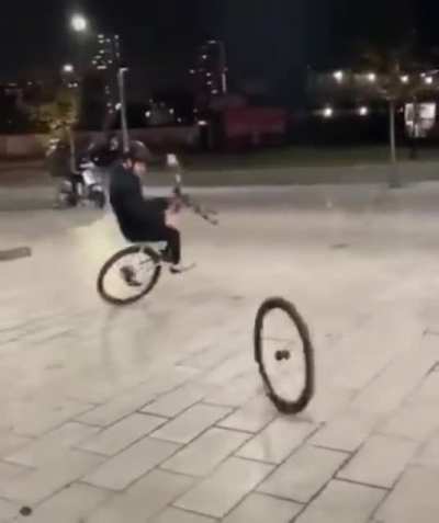 Popping a ? wheelie