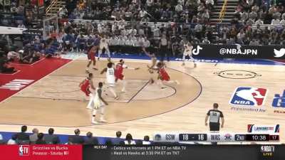[Highlight] Curry lobs it up to Wiseman for the jam