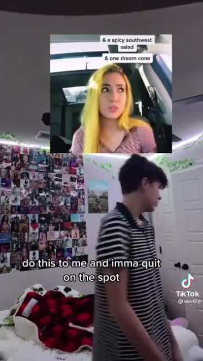 That employee's face with secondhand embarrassment
