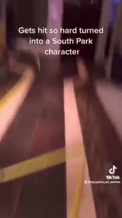 Kid did something so dumb he turned into a South Park cjaracter