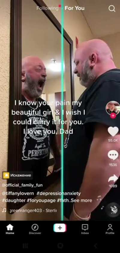 Daughter's pain stems from Daddy's tiktoks