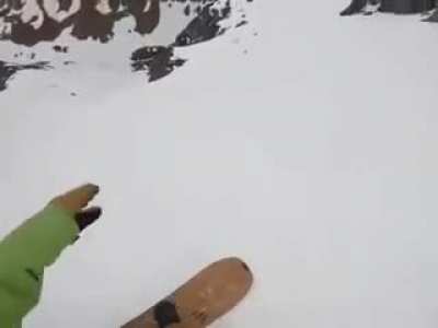 Just a little snowboard trip with man’s best friend.
