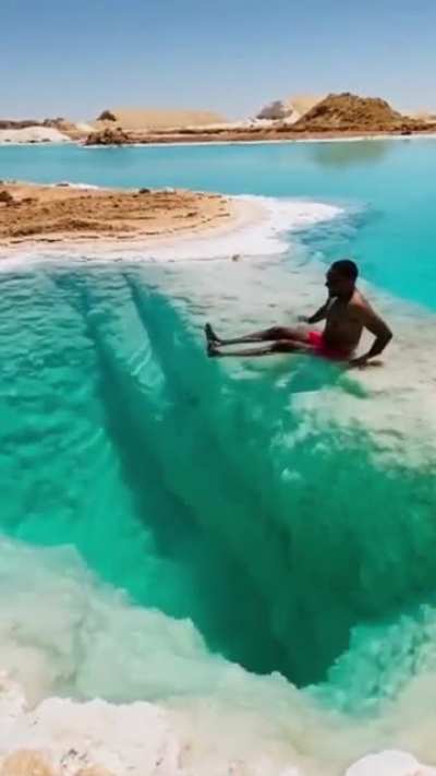 ? Salt Pool Siwa Oasis Egypt