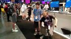 Kid gets a little too involved into his fortnite dancing performance and, well...