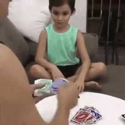 Almost won UNO
