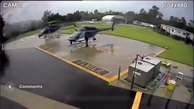 Two Heli’s Collide (Date Unknown)