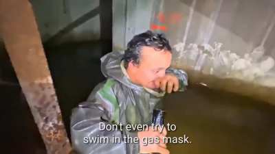 to swim to Chernobyl's reactor 4