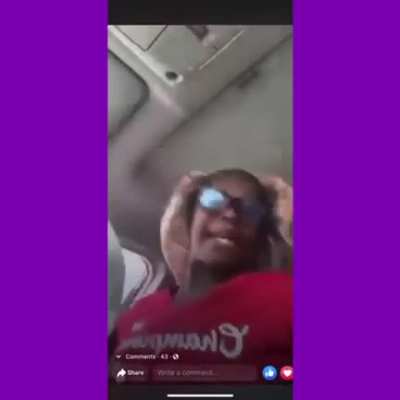 Woman shows us how to turn up on our birthdays??
