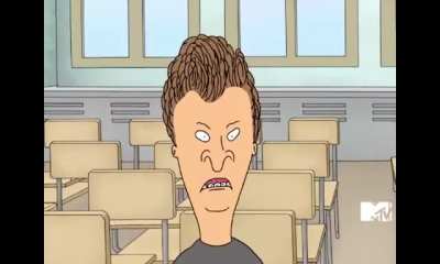 "So let the learning begin." (Beavis & Butthead S08E11 School Test)