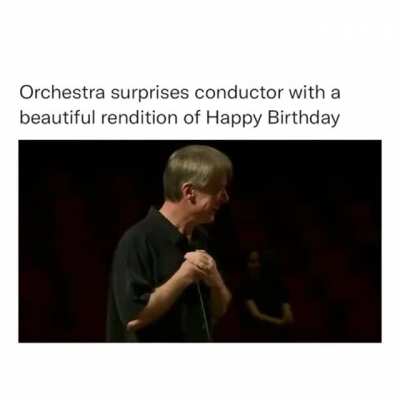 His reaction is so precious!