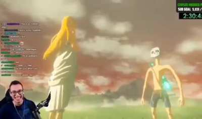 When your custom character is in a cutscene
