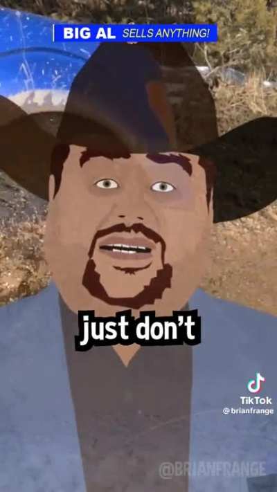 “It’s not your fault. You’ve got a big ? and you’re going to repopulate the Earth!”