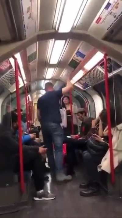 To try and assault a girl in a subway full of dudes