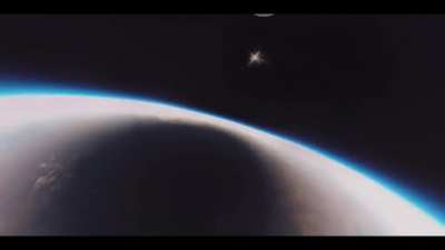 Solar eclipse from space