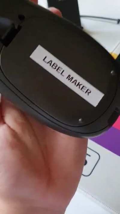 Labeling the label maker (by special request)
