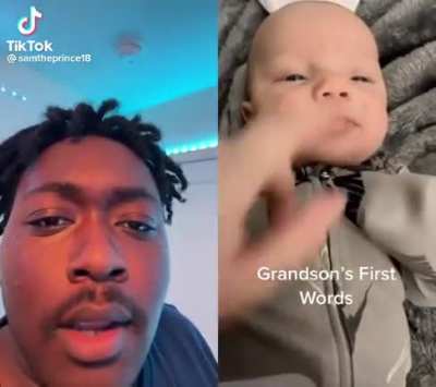 Aww, I wonder what his first wor- ?