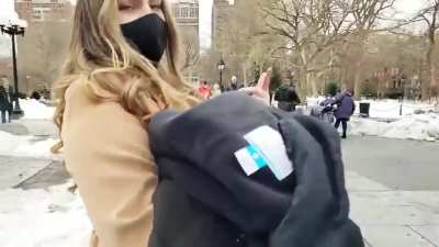 Incel "comedian" Harrases Random Couple in Park For No Reason