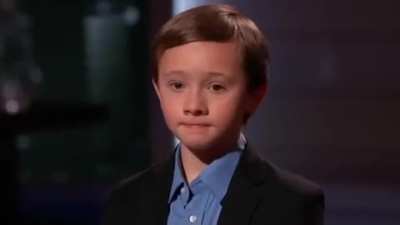 Kid gets destroyed in Shark Tank.