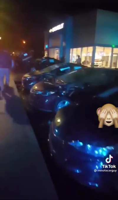 how do you drive over this many cars? ?