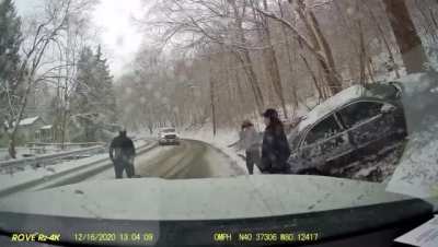 Truck crash in PA