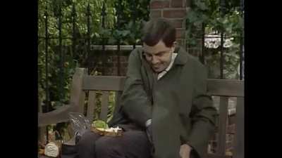 Mr bean making a "sandwich" , one of my favorite clips of all time