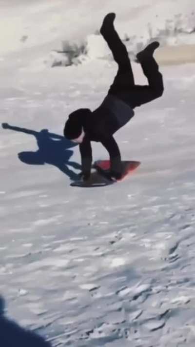 At sledding