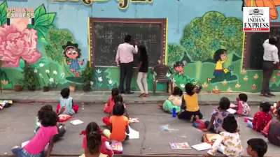 Rajesh Kumar Sharma, an ex- shopkeeper from East Delhi runs a free school under a metro bridge for 100’s of underprivileged children. Salute him for his noble and selfless service.
