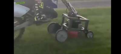 The fastest and coolest lawn mower!