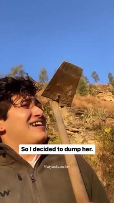 His girl cheated on him