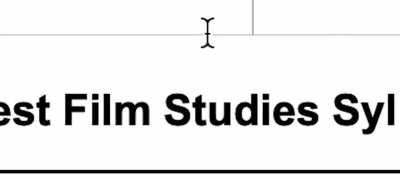 Professor: There's no such thing as a perfect syllabus....