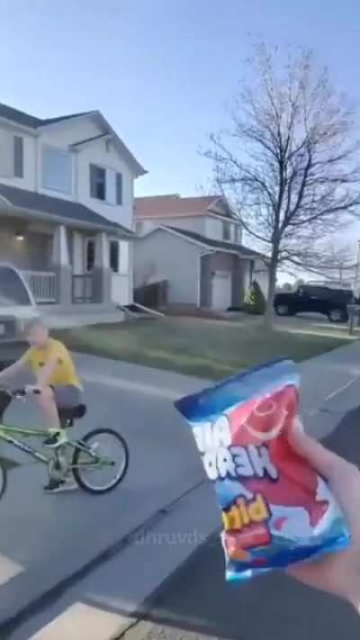 Should have taken the candy?